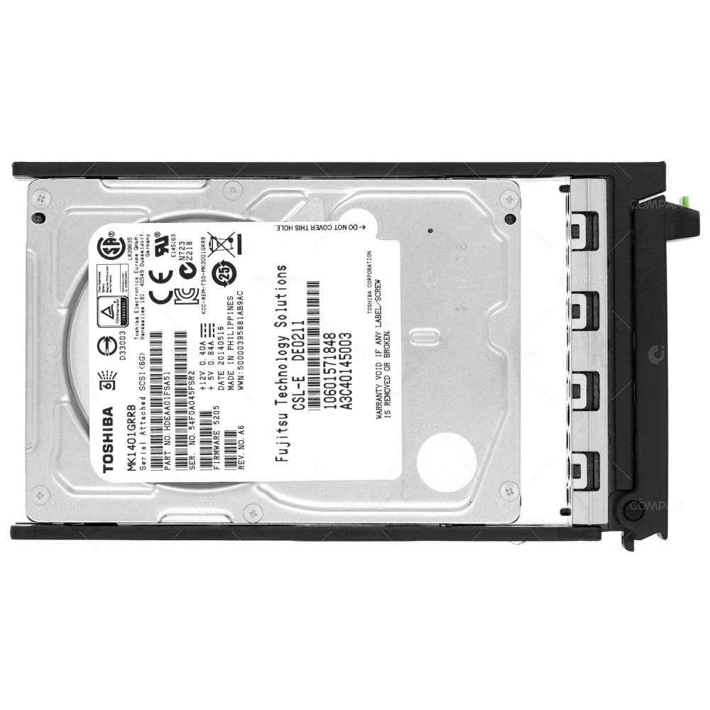 A3C40145003 FUJITSU HARD DRIVE 146GB 15K 6G SAS 2.5 SFF S7 MK1401GRRB, 10601571848